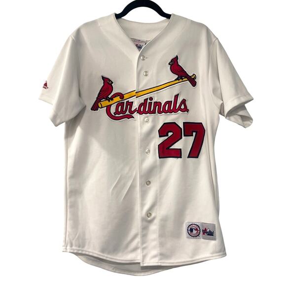 Vintage 2006 Men's M MLB St. Louis Cardinals GAME DAY Jersey #27 Rolen Baseball - Picture 9 of 9